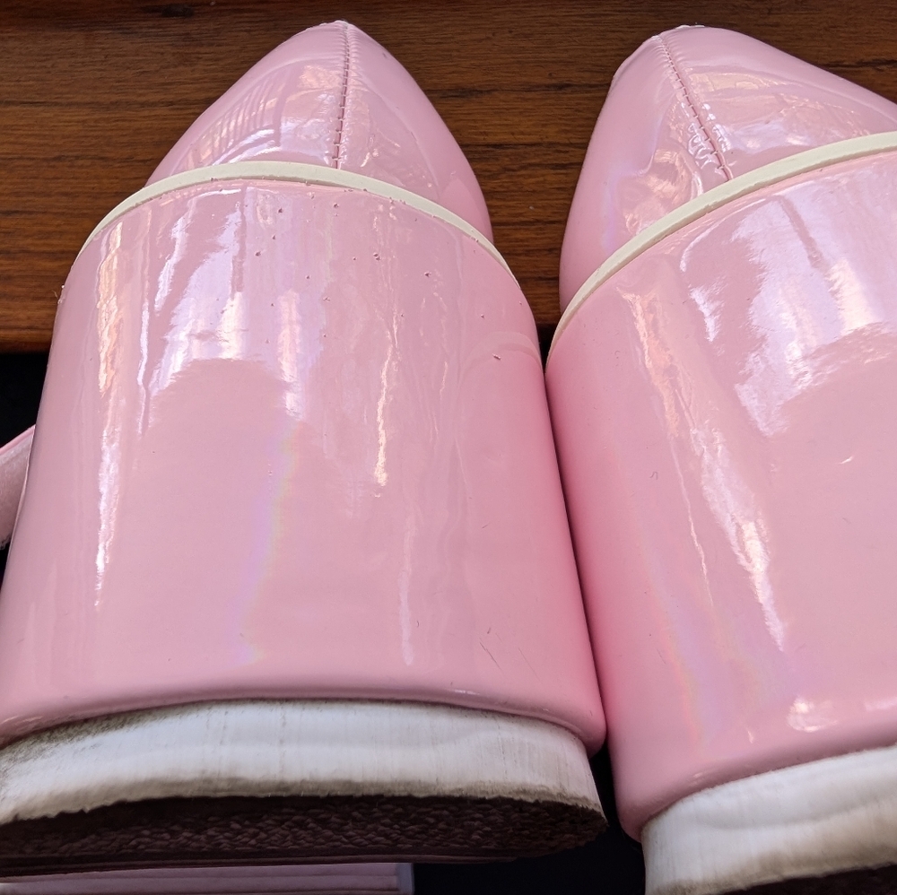 Demonia Dollie Pink Platform Shoes - Size 9 - Picture 4 of 7
